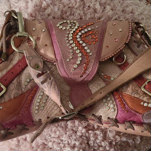 AUTHENTIC BRACHER EMDEN LARGE BUTTERFLY BAG - Picture 9 of 10